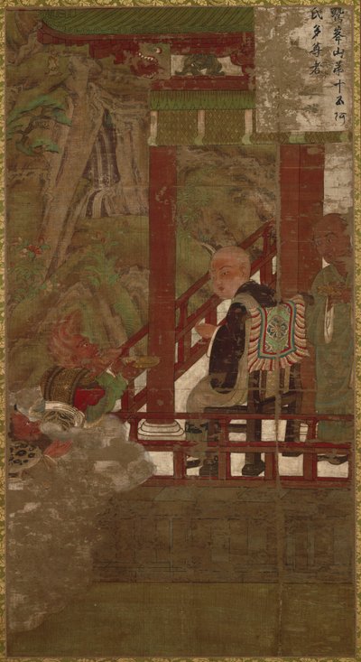 十六罗汉 - 第十五罗汉，阿吉塔 作者 Unbekannt Unbekannt